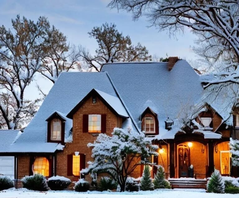 an_oklahoma_home_in_the_middle_of_winter_MsTdBKgN9YQFZO4TMqCC_6 a home covered in snow during an Oklahoma City winter.